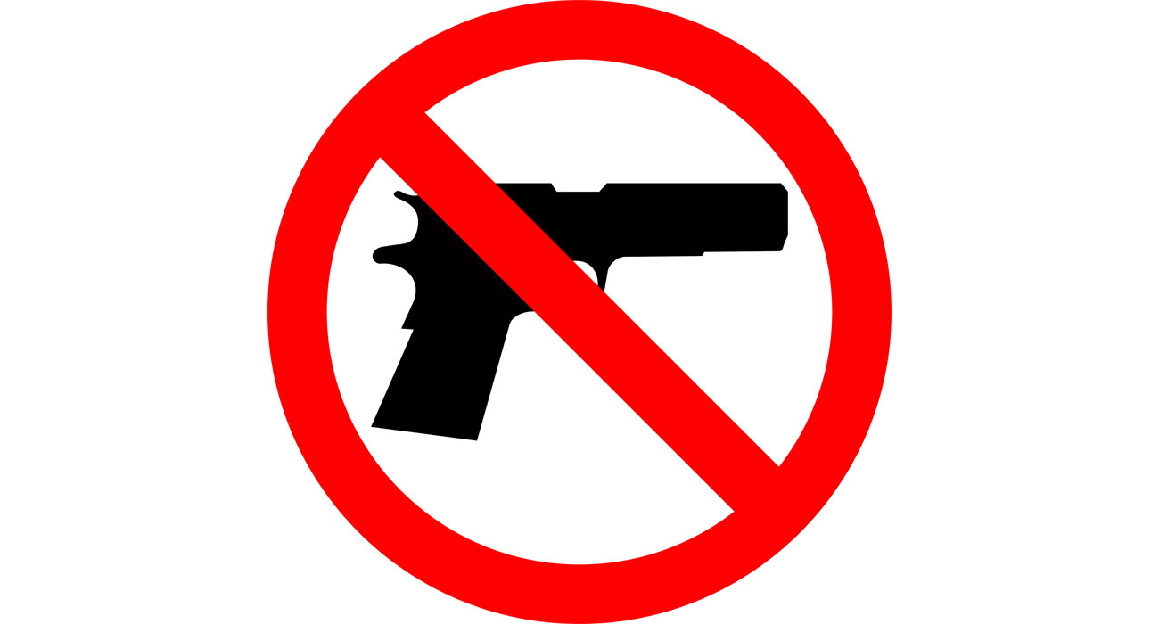 guns not allowed